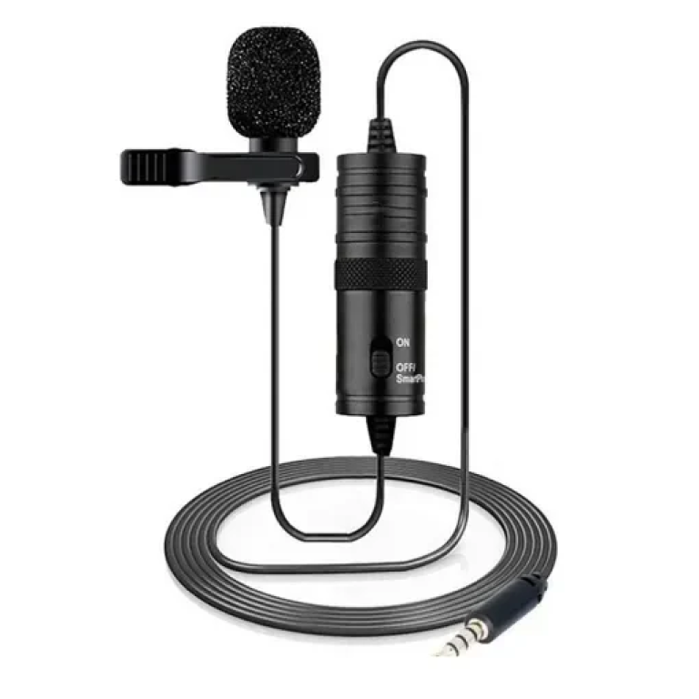 Andowl Electret Μικρόφωνο με Βύσμα 3.5mm Q955S Πέτου για Κάμερα
