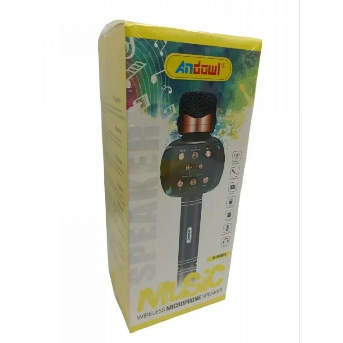 ANDOWL MUSIC WIRELESS MICROPHONE SPEAKER Q-M2911 CAMO