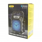 Andowl Q-L688B Ηχείο Bluetooth 5W με Ραδιόφωνο και 4 ώρες Λειτουργίας Black