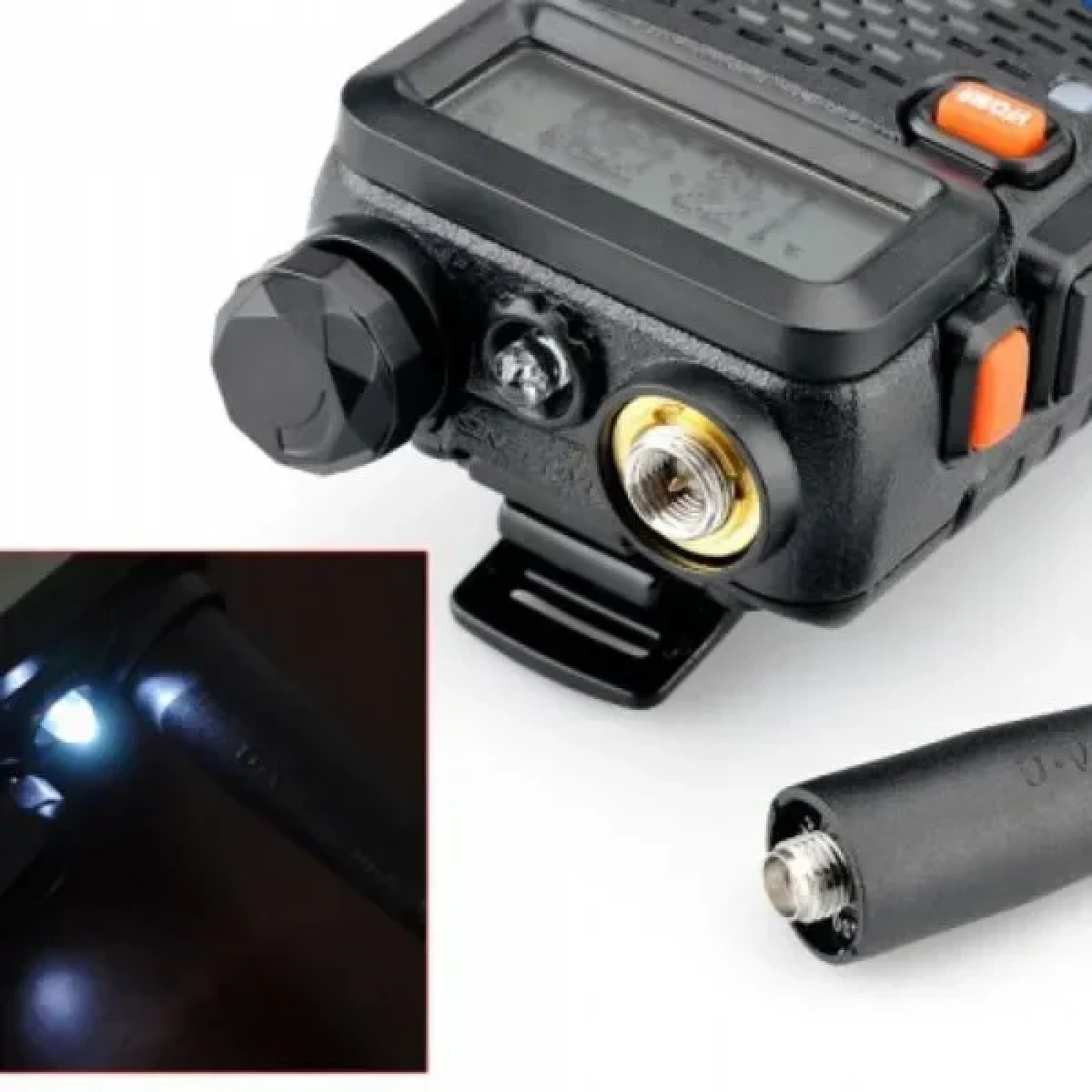 Baofeng UV-5R Και Μικροακουστικό Ασύρματος Πομποδέκτης UHF/VHF 5.8W