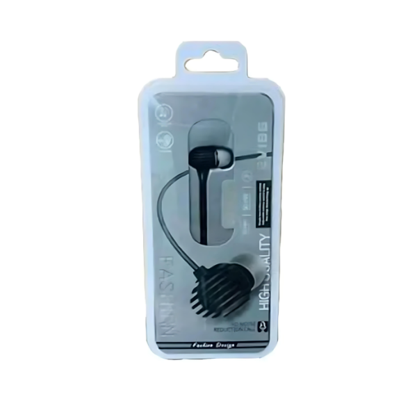 Elmcoei EV-186 In-ear Handsfree Μονό με Βύσμα 3.5mm Μαύρο