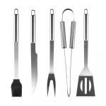 Εργαλεία Μπάρμπεκιου Σε Θήκη Μεταφοράς 5 Τεμάχια 16179-17