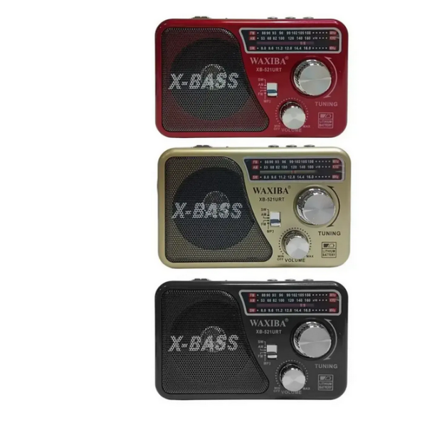 Φορητό Ραδιόφωνο AM/FM/SW με USB και AUX Waxiba XB-521URT