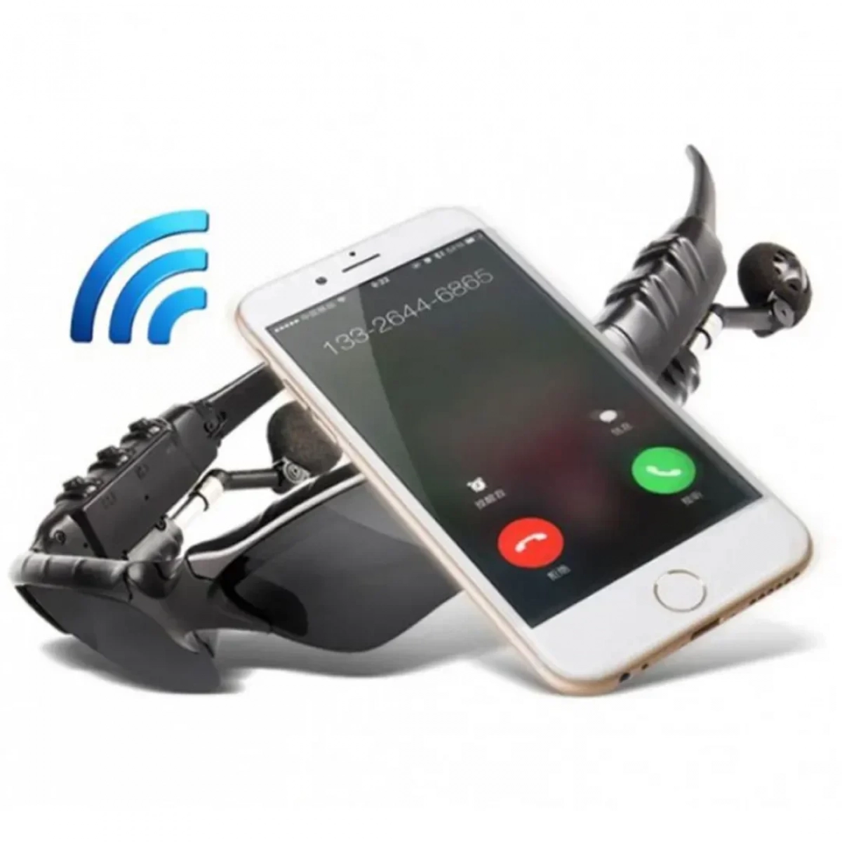Γυαλιά Ηλίου Και Ακουστικά Bluetooth Handsfree 2 σε 1 Andowl Q-A28 – Μαύρο