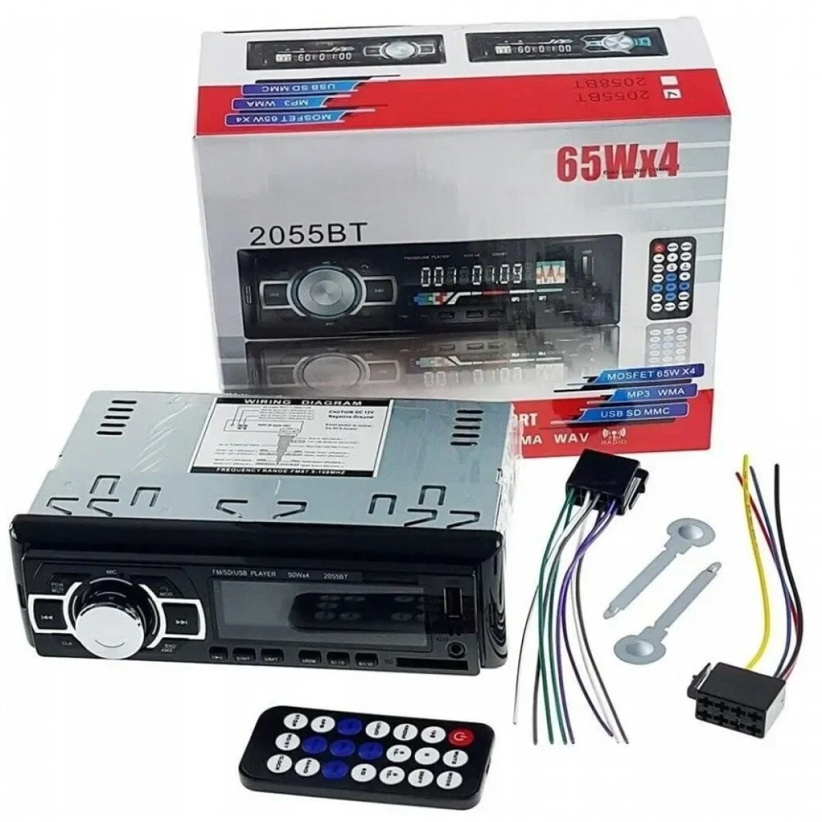 Ηχοσύστημα Αυτοκινήτου Universal 1DIN (Bluetooth/USB/AUX) - Photo4