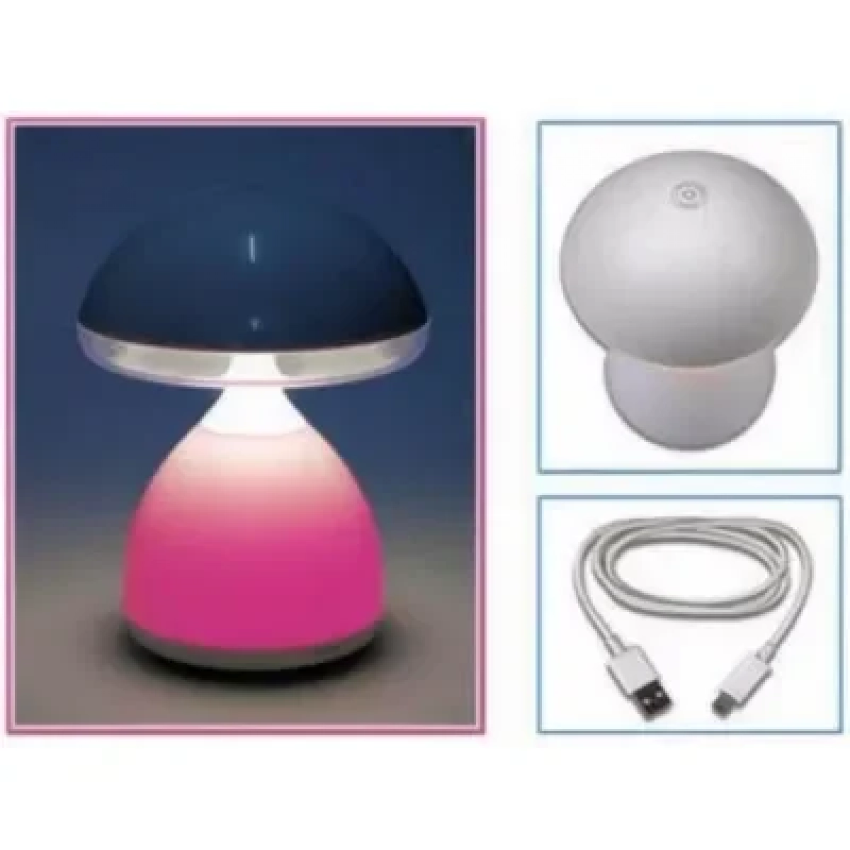 Φωτιστικό Δωματίου 7 Color / Colourful Eye Mushroom Lamp - HUIAN HC868 (OEM)