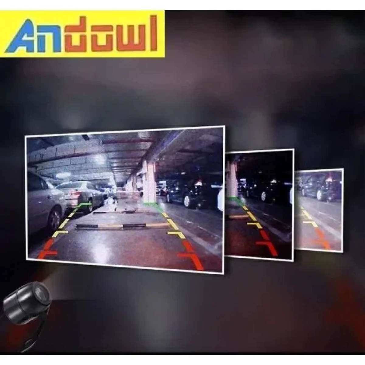 Κάμερα Oπισθοπορείας Aυτοκινήτου 600cm 1080p HD Q-DC3 ANDOWL