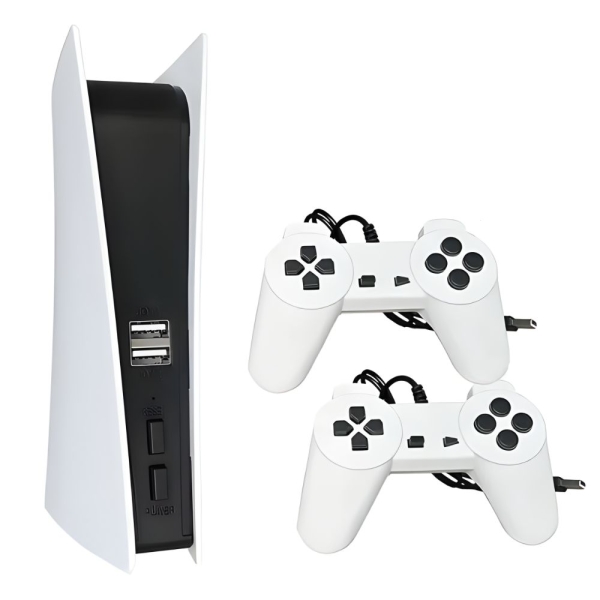 Κονσόλα Τηλεόρασης με 200 Παιχνίδια - 8 Bit Game Station 5 Λευκό με 2 Χειριστήρια