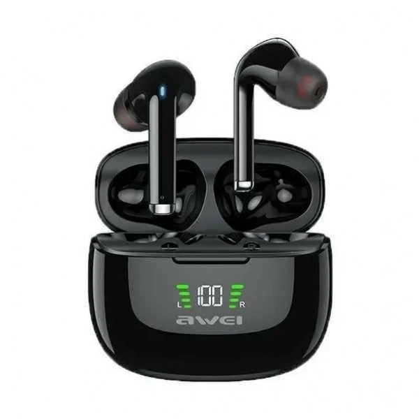 Awei TWS TA8 Earbud Bluetooth Handsfree Μαύρο