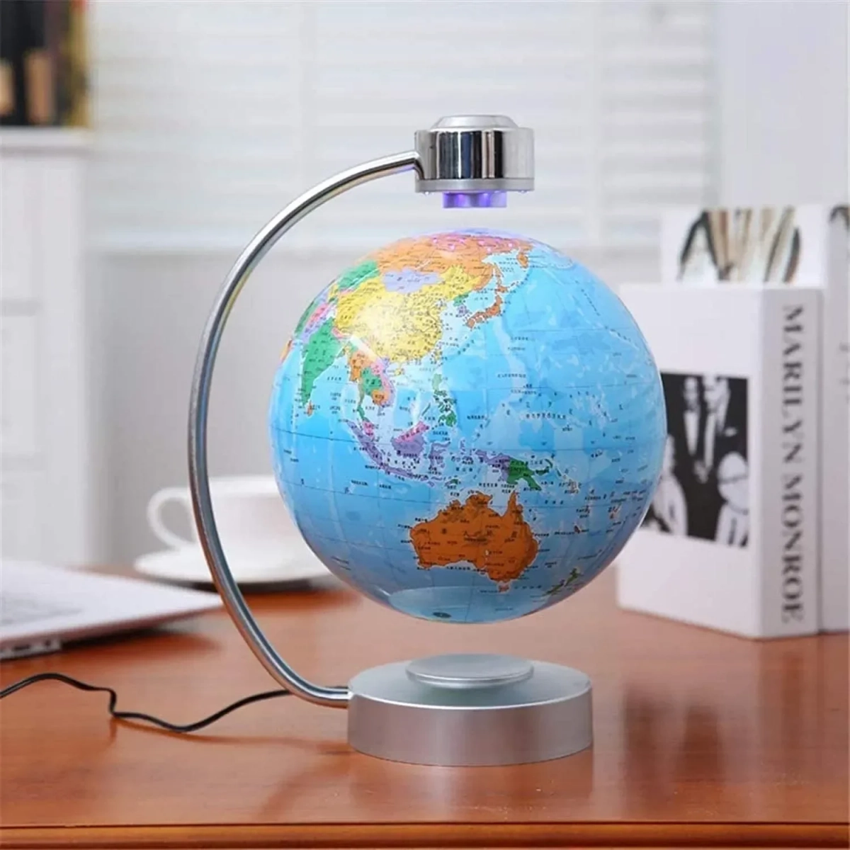 Μαγνητική Αιωρούμενη Υδρόγειος Σφαίρα- Magnetic Levitation and Rotation Globe