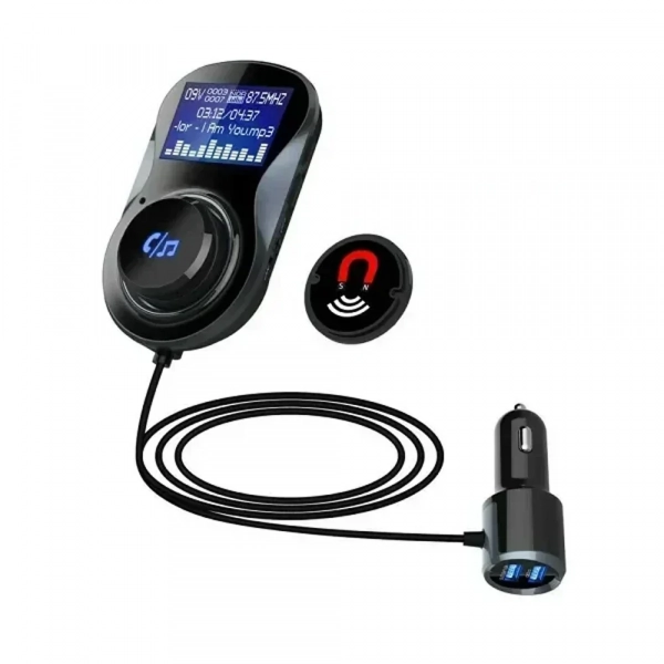 Πομπός FM Transmitter Bluetooth 4.1+EDR Με Θύρα Ταχείας Φόρτισης QC3.0 – BC30BQ