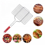 Σχάρα Χρωμίου Διπλή 40x30cm - Photo2