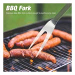 Σετ Εργαλείων Ψησίματος BBQ 3τμχ (Ασημί) - Photo5