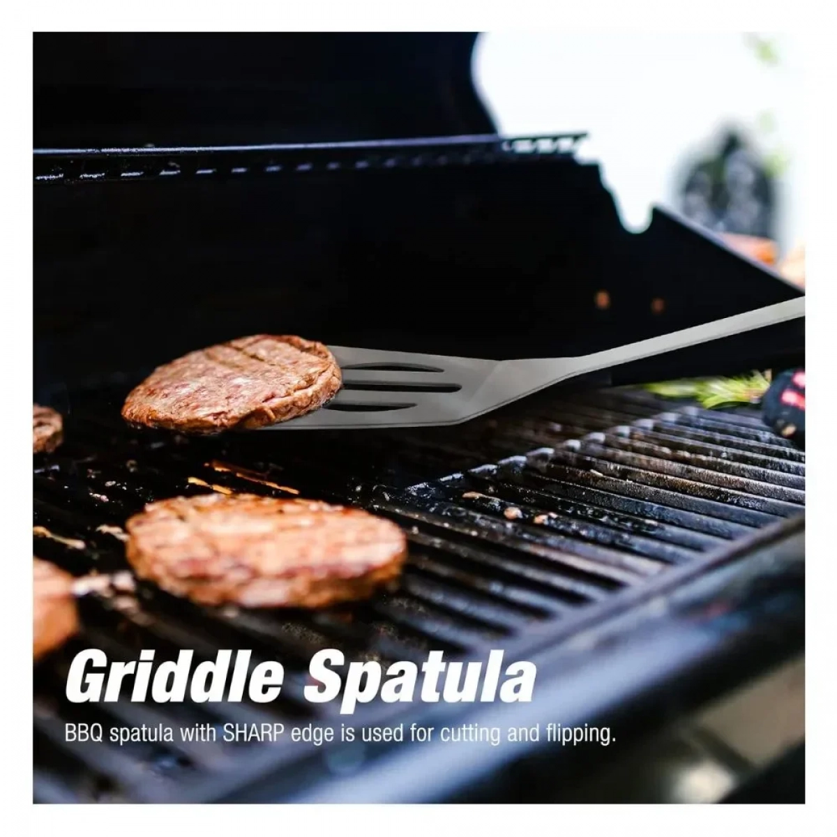 Σετ Εργαλείων Ψησίματος BBQ 3τμχ (Ασημί) - Photo7