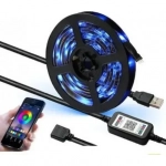 Αδιάβροχη ταινία RIXME LED 5050 USB 5V/13W IP64, RGB, 5m Χωρίς Τηλεχειριστήριο - Image 2