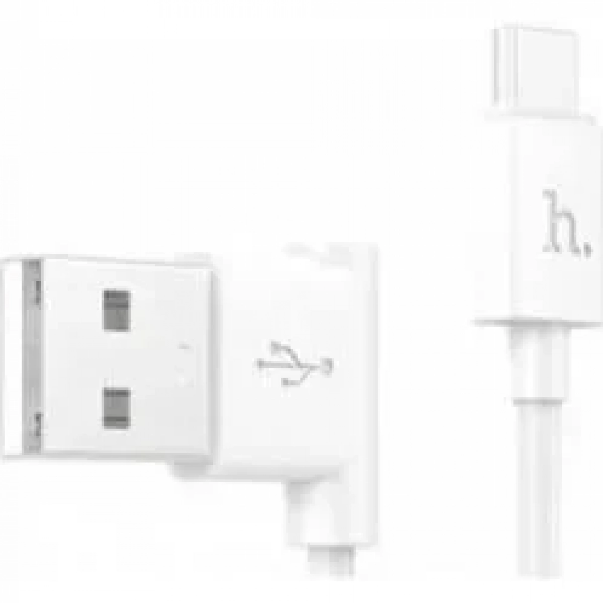 Hoco Regular USB 2.0 to micro USB Cable Λευκό 1.2m