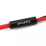 Awei ES-130VI In-ear Handsfree με Βύσμα 3.5mm Κόκκινο