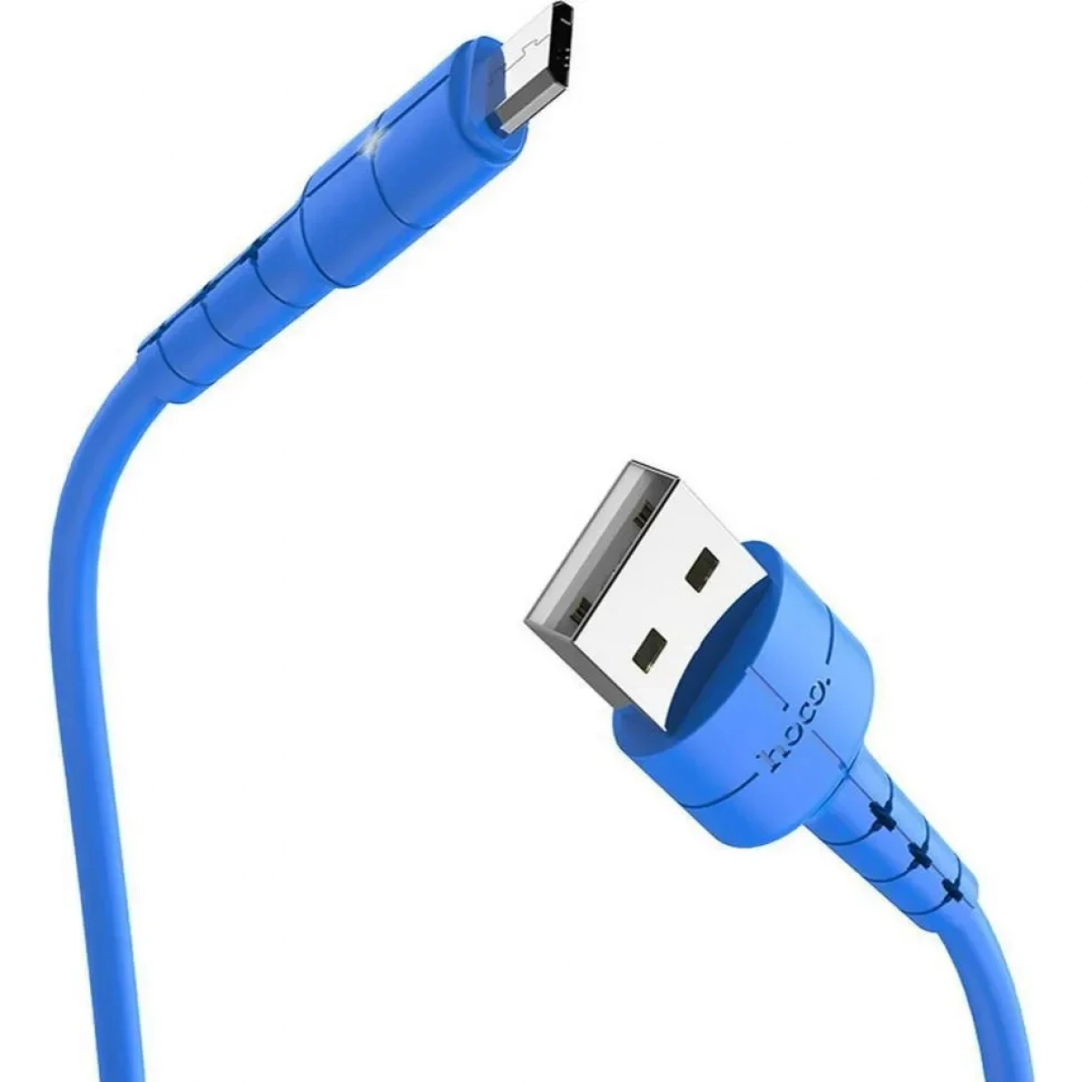 Hoco Regular USB 2.0 to micro USB Cable Μπλε 1.2m (X30 Star)