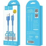 Hoco Regular USB 2.0 to micro USB Cable Μπλε 1.2m (X30 Star)