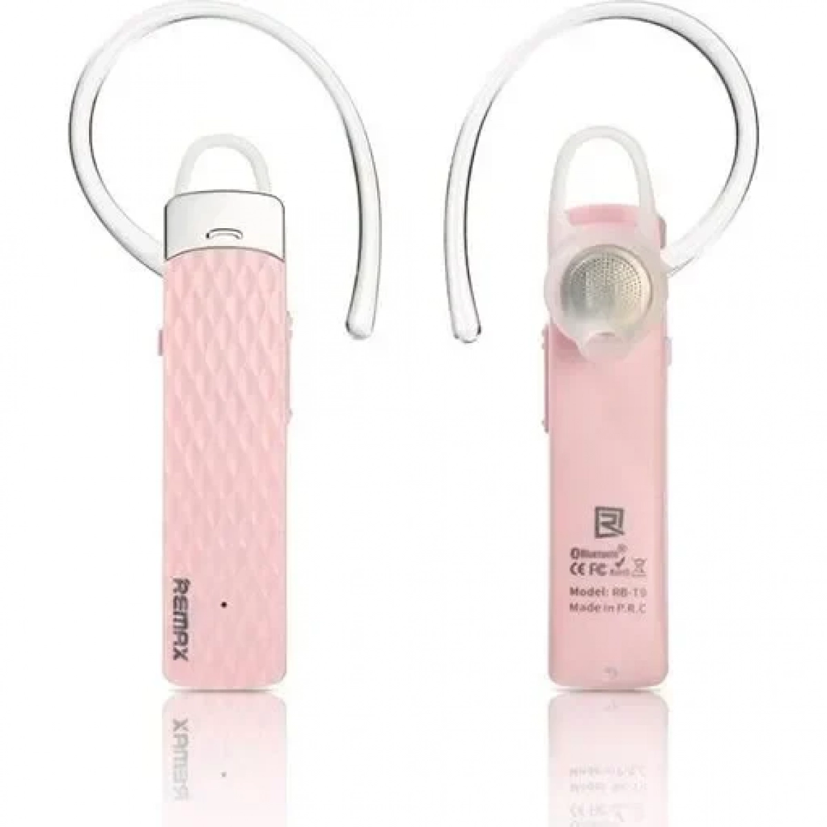 Remax RB-T9 Earbud Bluetooth Handsfree Ροζ