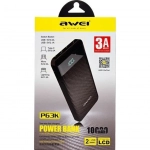 Awei P63K 10000mAh Μαύρο