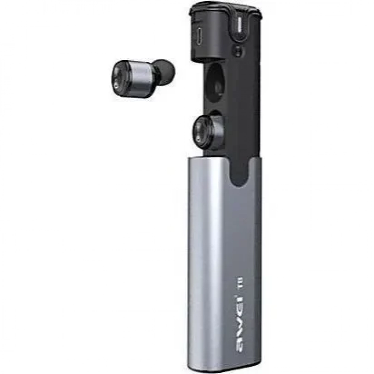 Awei T8 In-ear Bluetooth Handsfree Γκρι