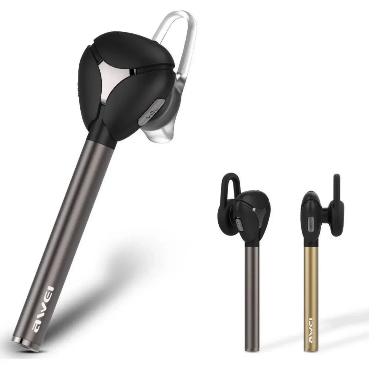 Awei A830BL Earbud Bluetooth Handsfree Γκρι