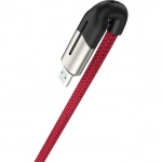 Hoco Braided USB 2.0 to micro USB Cable Κόκκινο 1.2m (HC-U68MR)