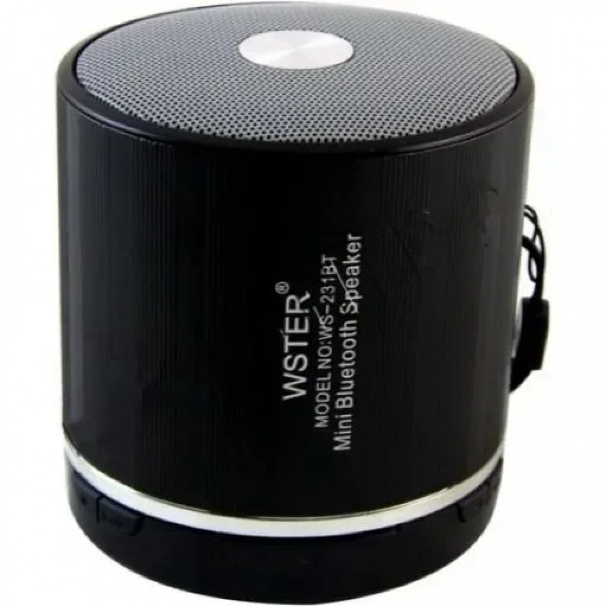 WSTER WS-231 Ηχείο Bluetooth 5W με Ραδιόφωνο και 5 ώρες Λειτουργίας Black