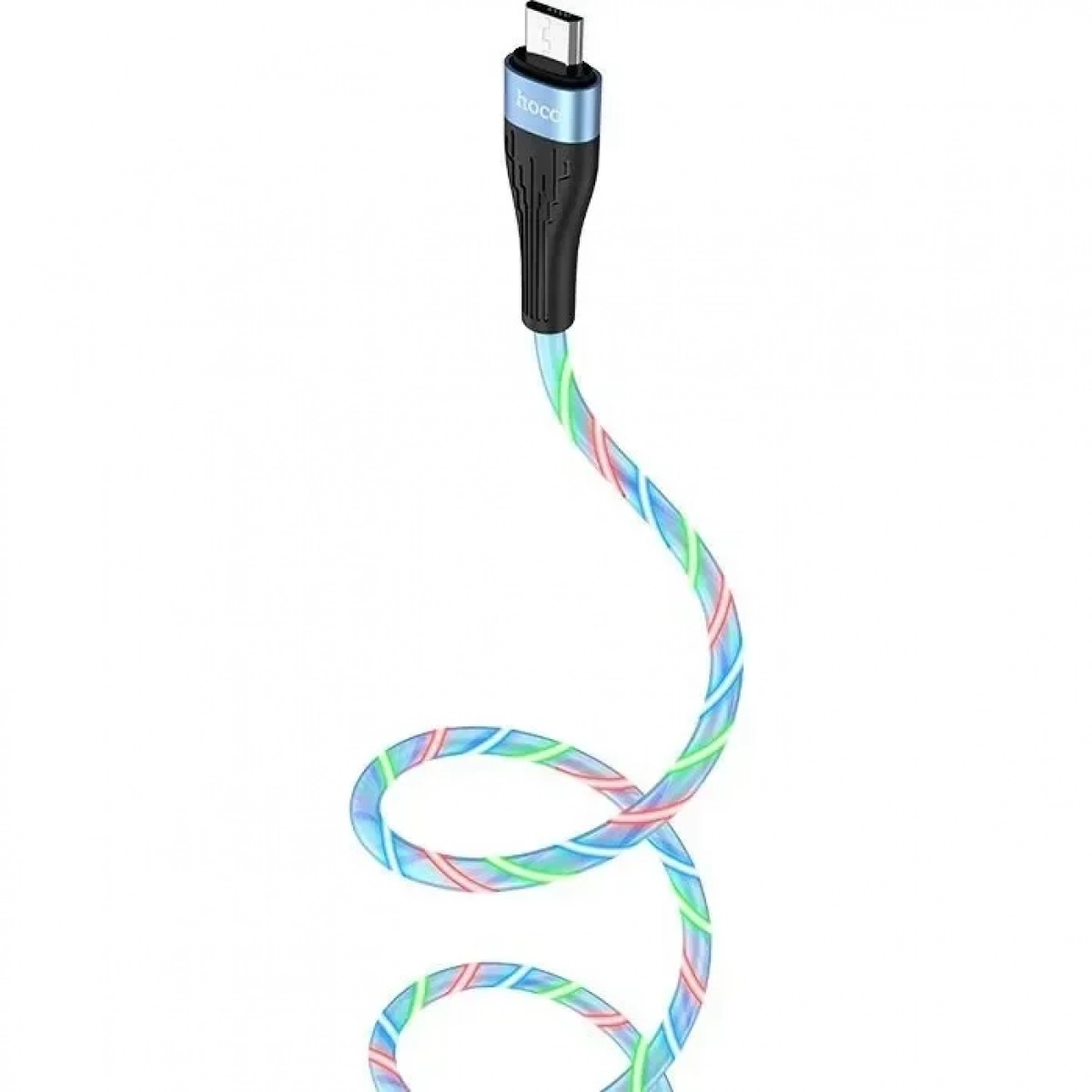 Hoco U85 Charming night USB 2.0 to micro USB Cable Μπλε 1m (723116)