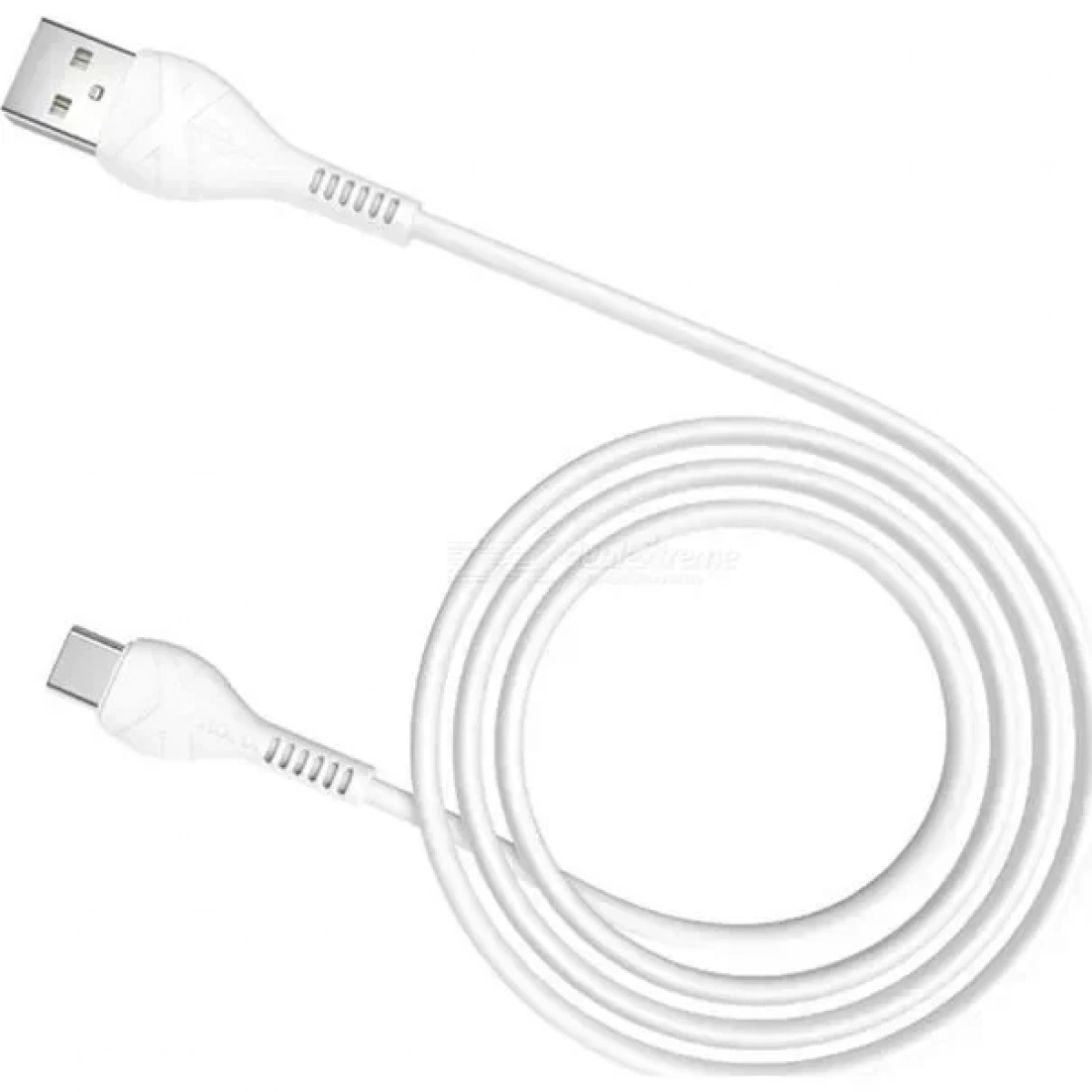 Hoco X37 Cool Power Regular USB 2.0 to micro USB Cable Λευκό 1m