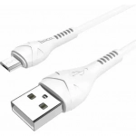 Hoco X37 Cool Power Regular USB 2.0 to micro USB Cable Λευκό 1m