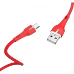 Hoco X45 Surplus Flat USB 2.0 to micro USB Cable Κόκκινο 1m (725561)