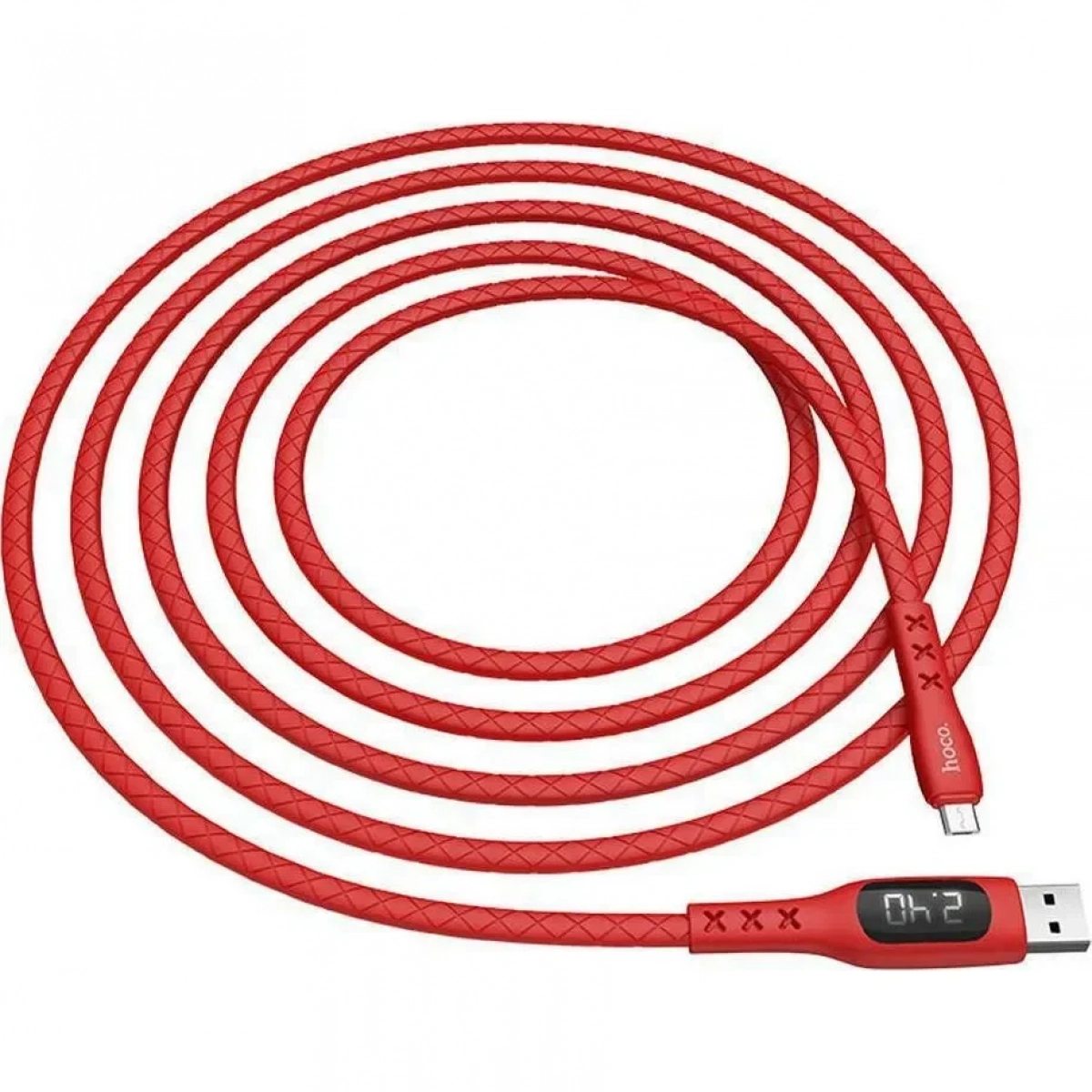 Hoco Regular USB 2.0 to micro USB Cable Κόκκινο 1.2m (Sentinel)