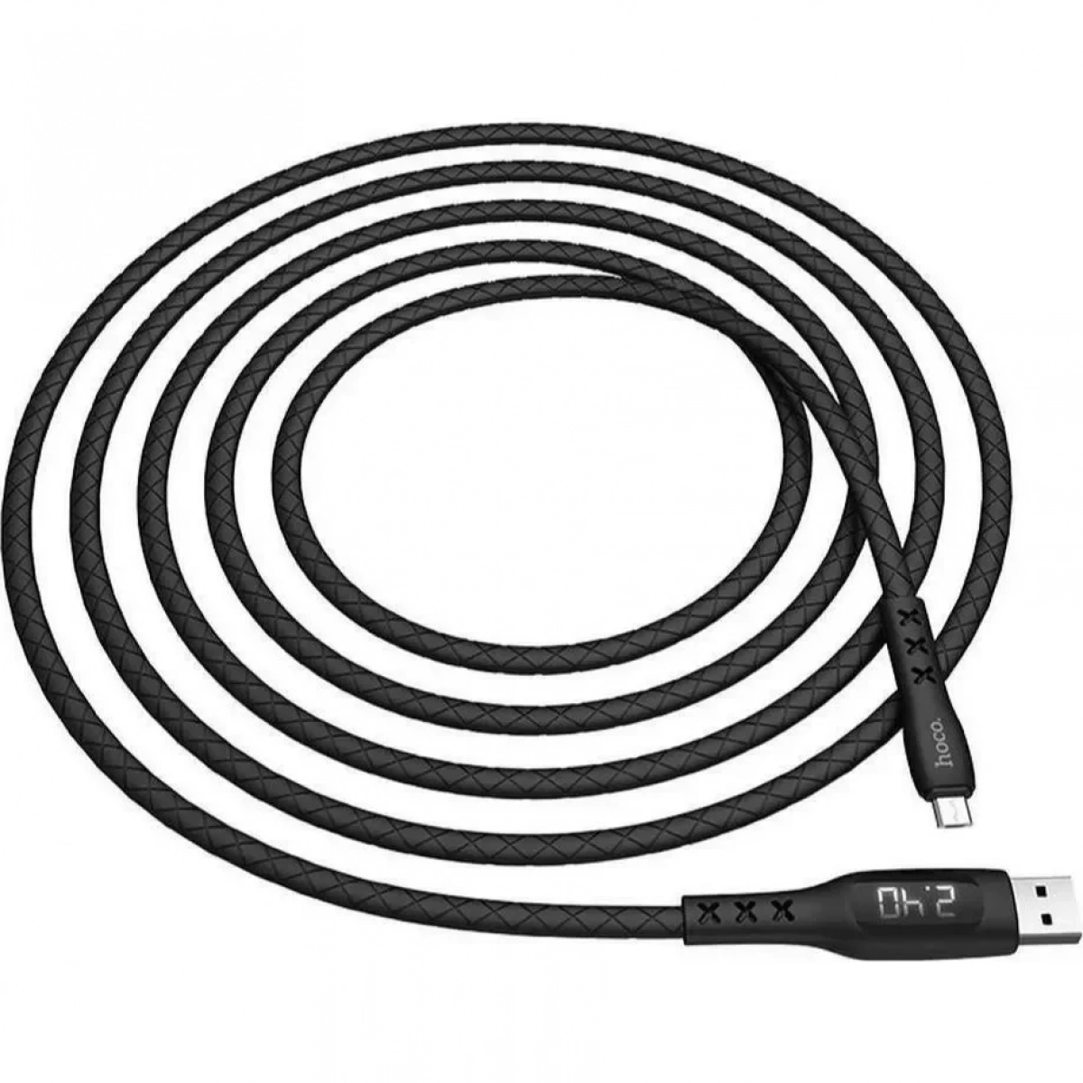 Hoco Regular USB 2.0 to micro USB Cable Μαύρο 1.2m (Sentinel)