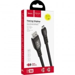 Hoco Regular USB 2.0 to micro USB Cable Μαύρο 1.2m (Sentinel)