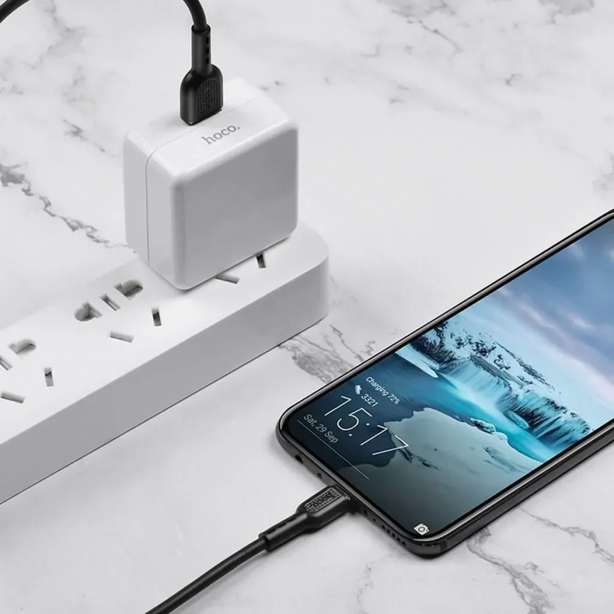 Hoco Regular USB 3.0 to micro USB Cable Μαύρο 1m (X33)