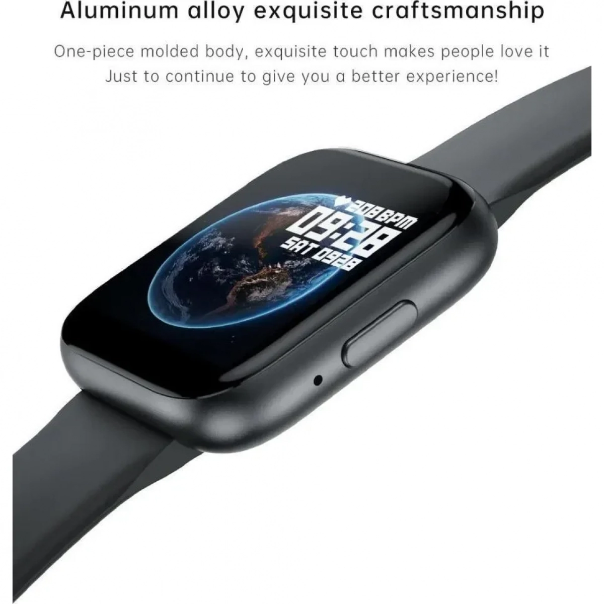 T99 Smartwatch με Παλμογράφο (Μαύρο)
