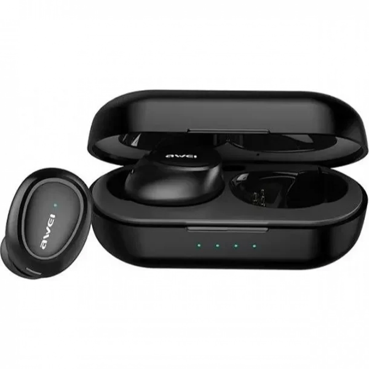 Awei T6C In-ear Bluetooth Handsfree Μαύρο