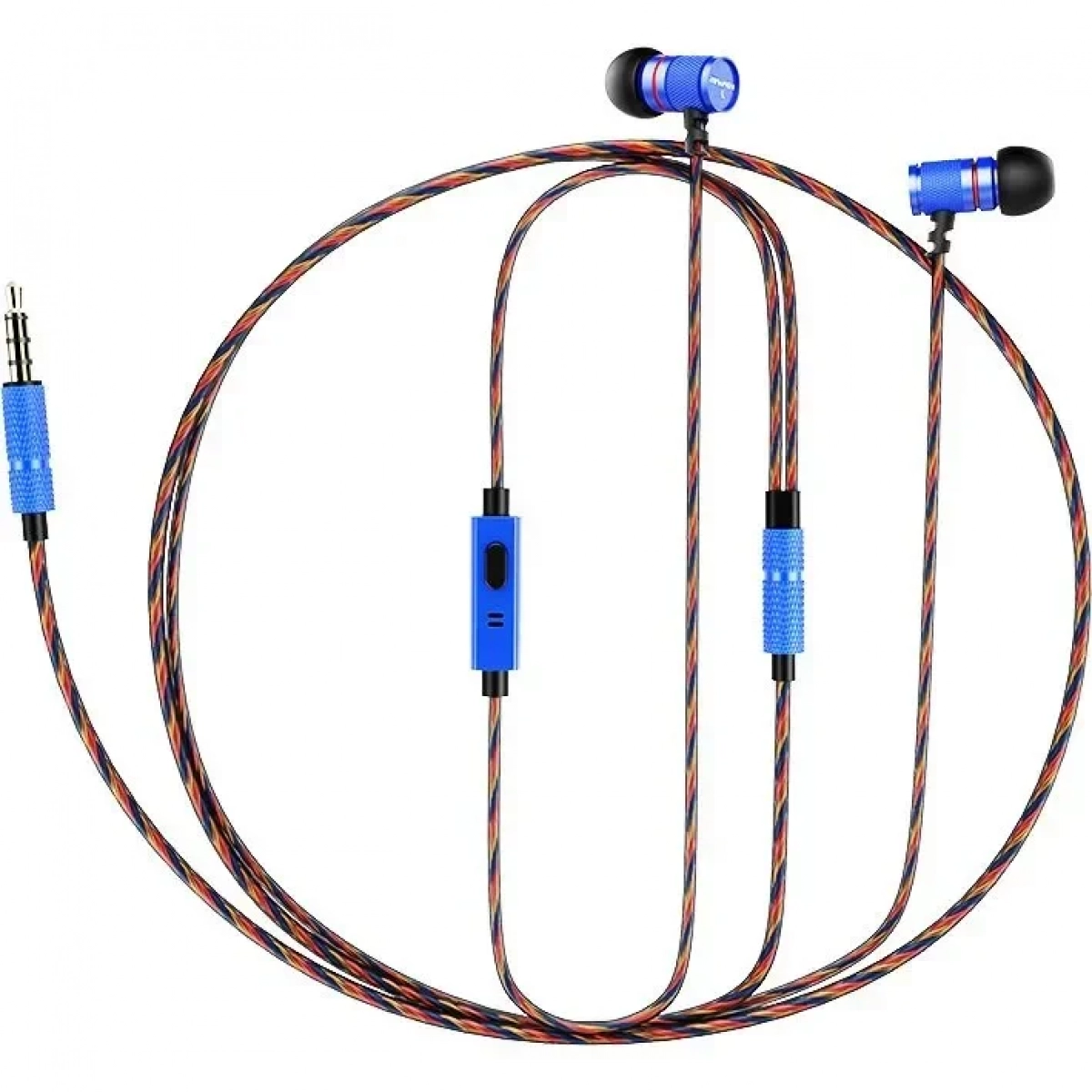Awei ES-660i In-ear Handsfree με Βύσμα 3.5mm Μπλε