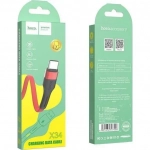 Hoco Regular USB 2.0 to micro USB Cable Κόκκινο 1m (X34 Surpass)