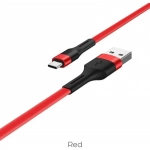 Hoco Regular USB 2.0 to micro USB Cable Κόκκινο 1m (X34 Surpass)