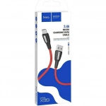 Hoco Regular USB 2.0 to micro USB Cable Κόκκινο 1m (Titan)