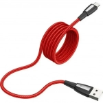 Hoco Regular USB 2.0 to micro USB Cable Κόκκινο 1m (Titan)