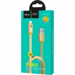 Hoco Flat USB 2.0 to micro USB Cable Χρυσό 1,2m (UPL 12 Plus)