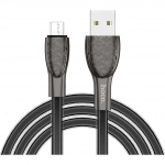 Hoco Braided USB 2.0 to micro USB Cable Μαύρο 1.2m (U52 Bright)