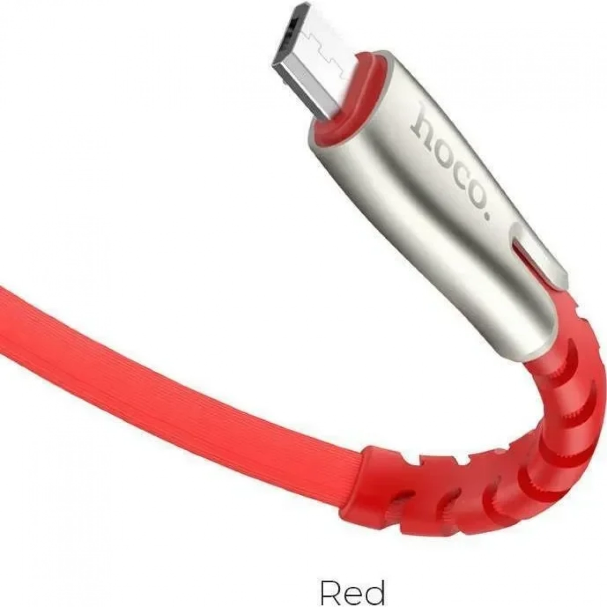 Hoco Braided USB 2.0 to micro USB Cable Κόκκινο 1.2m (U58 Core)