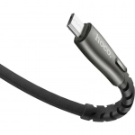 Hoco Braided USB 2.0 to micro USB Cable Μαύρο 1.2m (U58 Core)