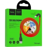 Hoco Regular USB 2.0 to micro USB Cable Κόκκινο 1m (X44 Soft)