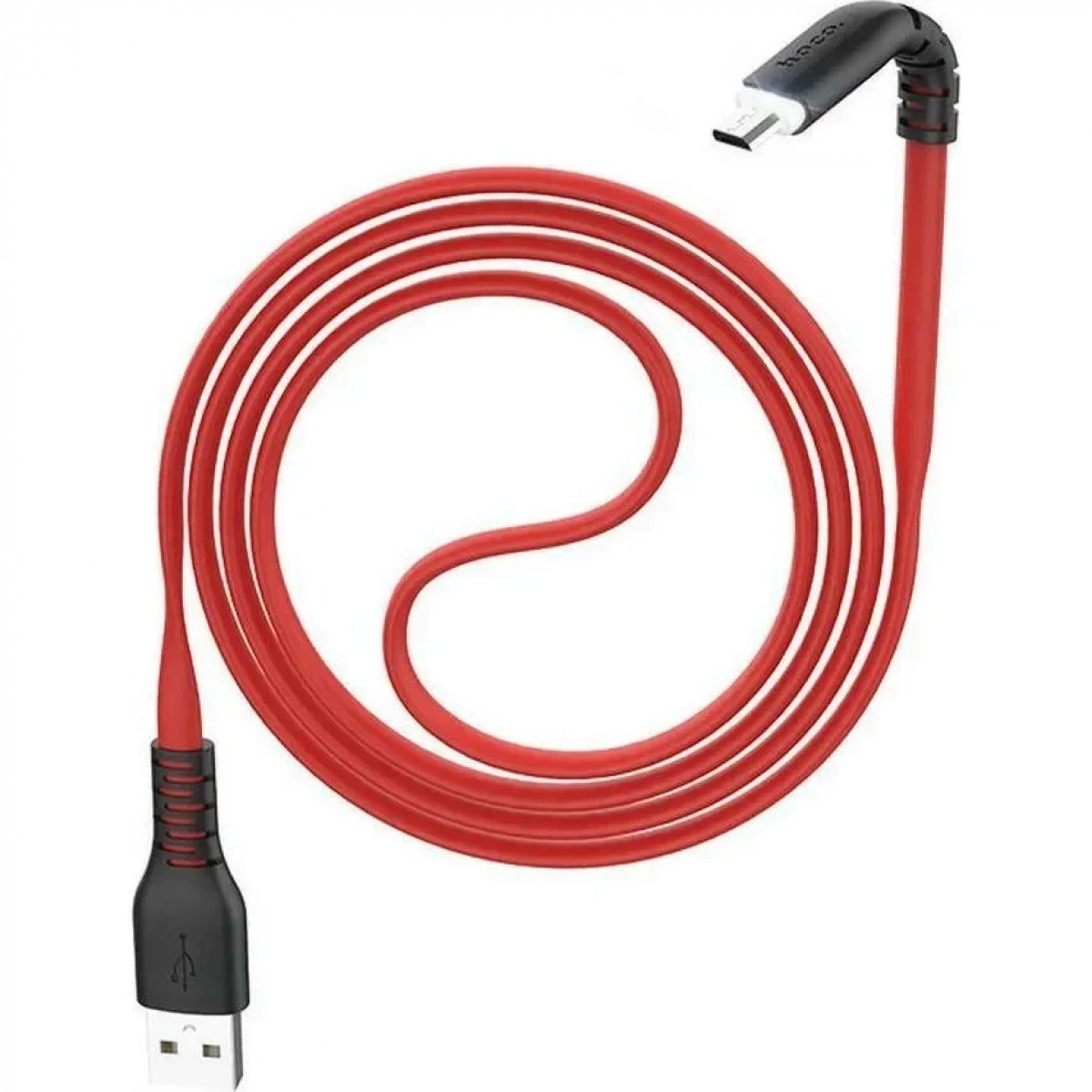 Hoco Regular USB 2.0 to micro USB Cable Κόκκινο 1m (X44 Soft)